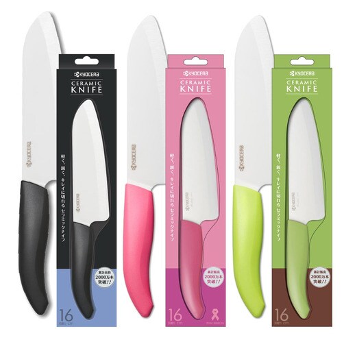 [KYOCERA] 교세라 세라믹 산도쿠 식칼(대) 16cm - 블랙