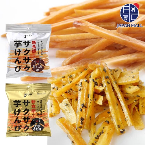 무료배송★ [시부야식품]바삭바삭 고구마스틱-달콤 짭조름한 아마시오맛16개(1BOX)