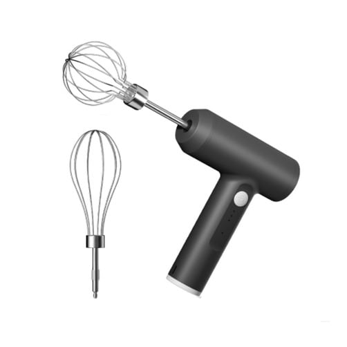 무선 핸드형 믹서기 베이킹 전동 거품기 (2가지 헤드 포함)2000mAh  JY-001 - 블랙
