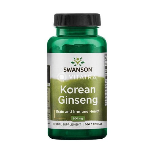 원기 회복에 좋은 스완슨 한국 인삼 500mg 100정