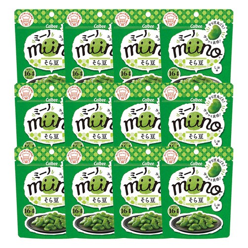 [Calbee] 카루비 miino 소라마메 시오맛 12봉지세트