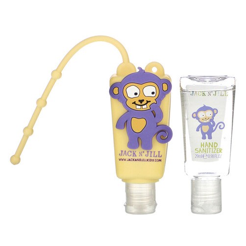 잭앤질 무알콜 손 소독제 몽키, 2개입 (2 x 29ml)