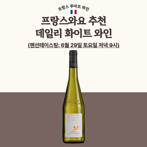 [프랑스와요] Domaine Haute Febrie Sebastien Branger 2023/ 세금 및 배송비 포함