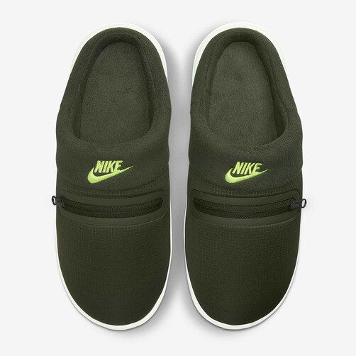 [NIKE] 나이키 버로우 방한 슬리퍼 - 카키 - 270