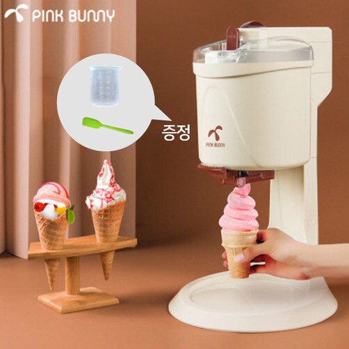 Pink Bunny 아이스크림메이커 가정용 아이스크림 기계 제조기