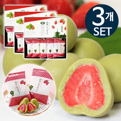 ★특가할인★무료배송★[마이코의 차] 말차 딸기 초코스낵 120g x 3개세트