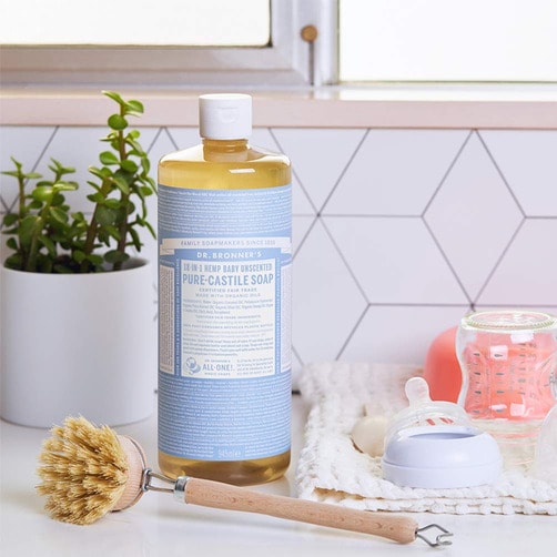 닥터 브로너스 퓨어 캐스틸 솝 베이비마일드, 32 fl oz (946ml)