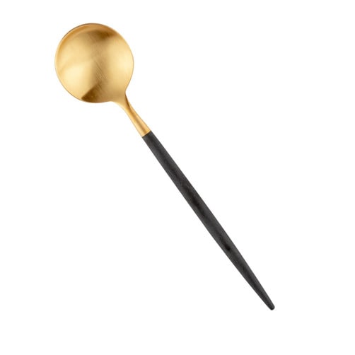 큐티폴 고아 블랙 골드 디저트 스푼