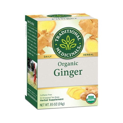 트래디셔널 메디시날스 유기농 생강 차, 16개입