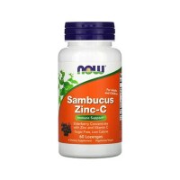 Now Foods Sambucus Zinc-C, 60 Lozenges