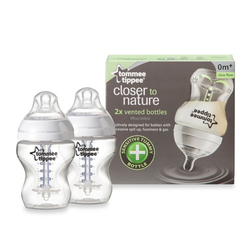 타미 티피 클로저 투 네이쳐 2x 벤티드 보틀 (9 oz. 0m+ 슬로 플로우, 예민한 배)