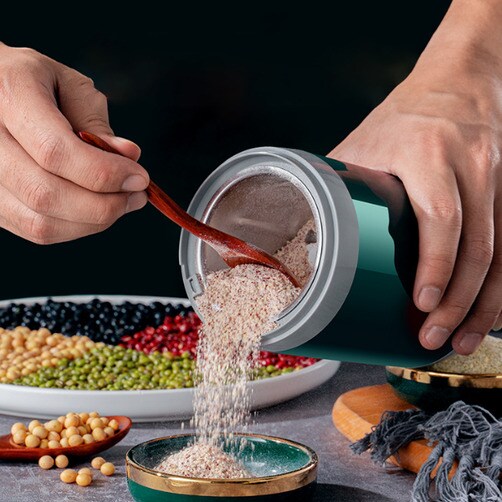 가정용 다용도 분쇄기 유선 분쇄기 커피 그라인더 - 화이트