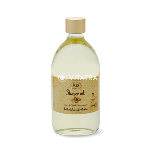 사봉 샤워 오일 파출리 라벤더 바닐라, 500ml