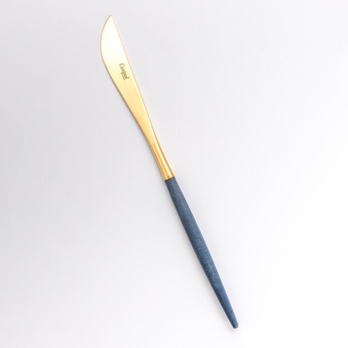 큐티폴 고아 블루 골드 디너 나이프