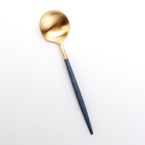 큐티폴 고아 블루 골드 테이블 스푼