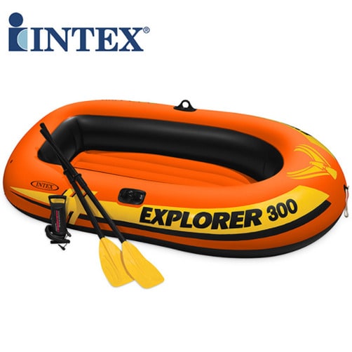 INTEX 3인용 에어보트 에어튜브 배 3인용 보트 58332